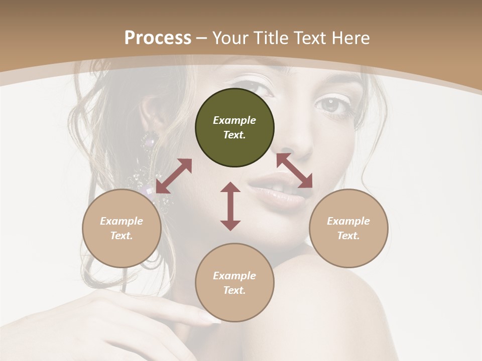 Grey Feminine Accessories PowerPoint Template