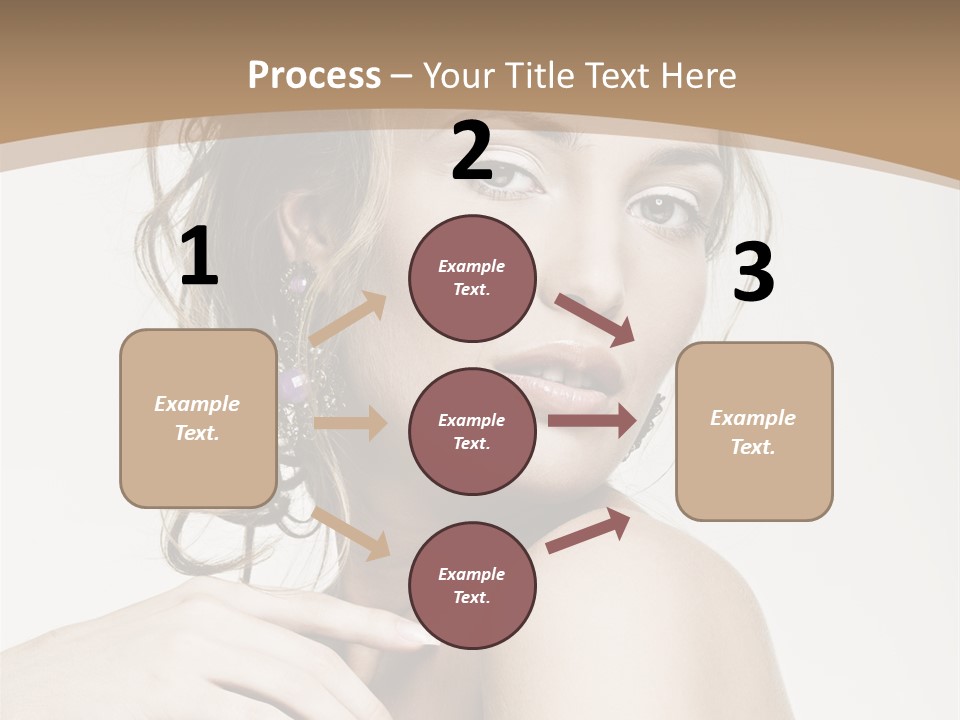 Grey Feminine Accessories PowerPoint Template