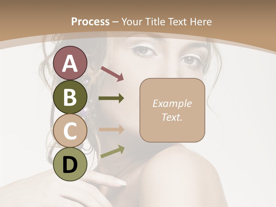 Grey Feminine Accessories PowerPoint Template