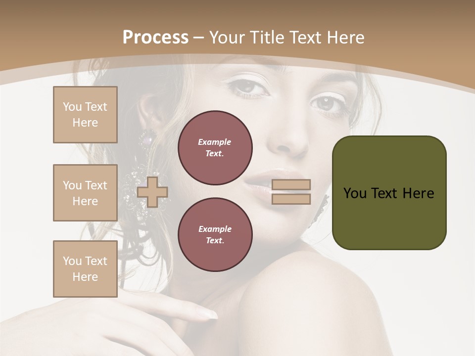 Grey Feminine Accessories PowerPoint Template