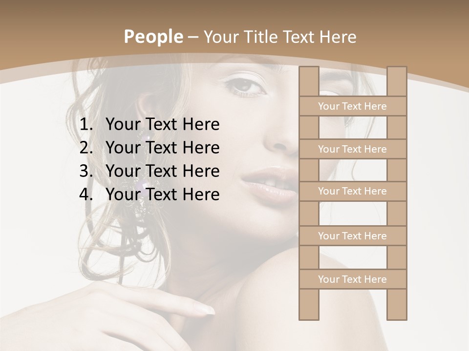 Grey Feminine Accessories PowerPoint Template