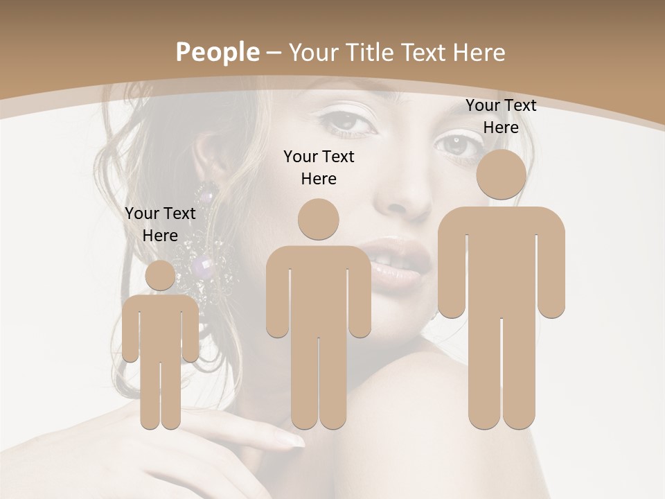 Grey Feminine Accessories PowerPoint Template