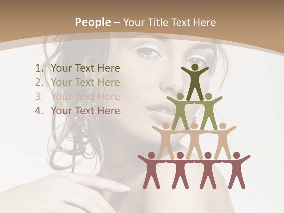 Grey Feminine Accessories PowerPoint Template