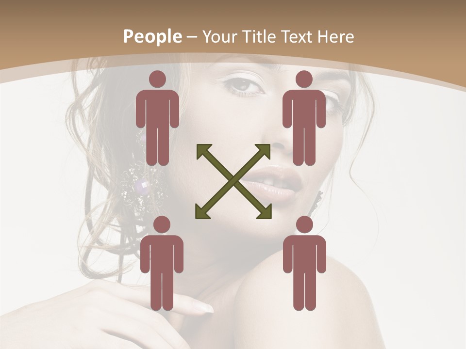 Grey Feminine Accessories PowerPoint Template