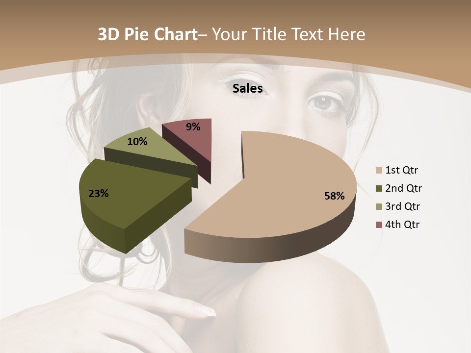 Grey Feminine Accessories PowerPoint Template