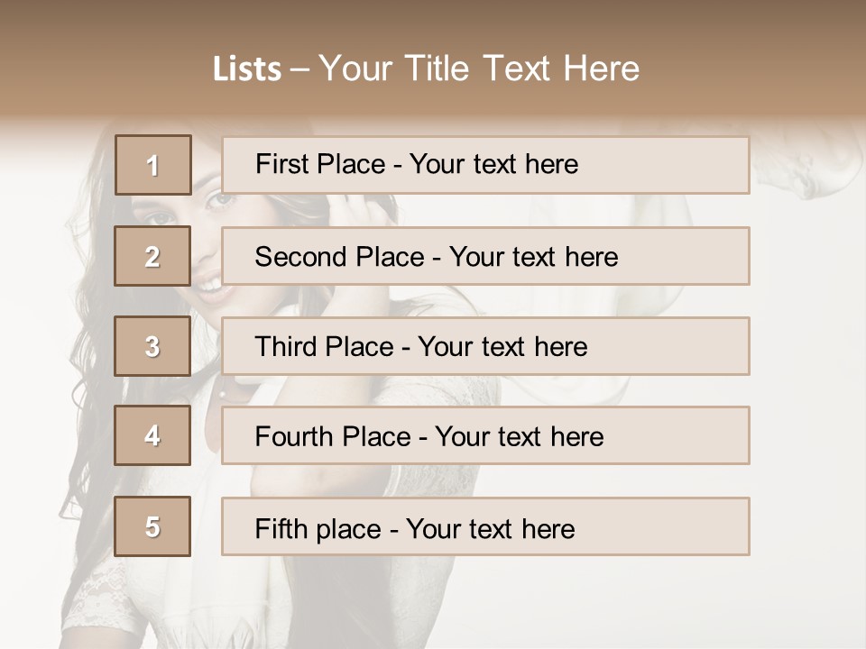 Hair Positive Gloss PowerPoint Template