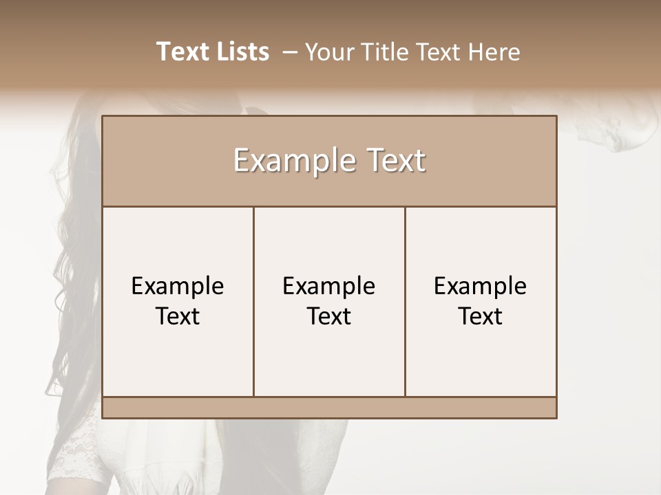 Hair Positive Gloss PowerPoint Template