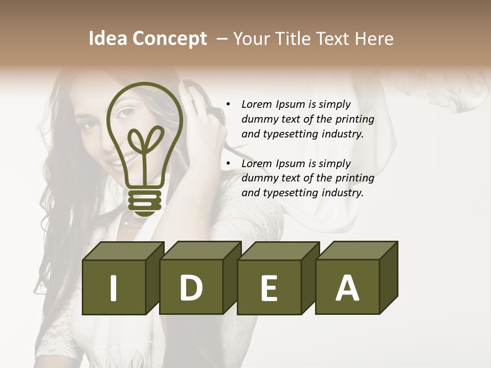 Hair Positive Gloss PowerPoint Template