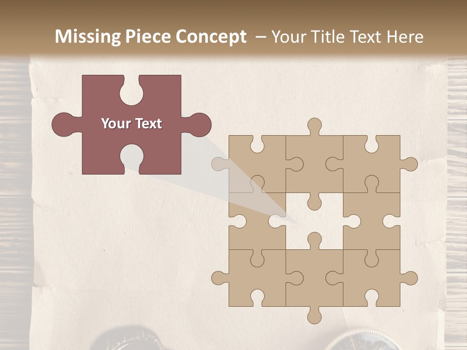 Frame Ship Drawing PowerPoint Template