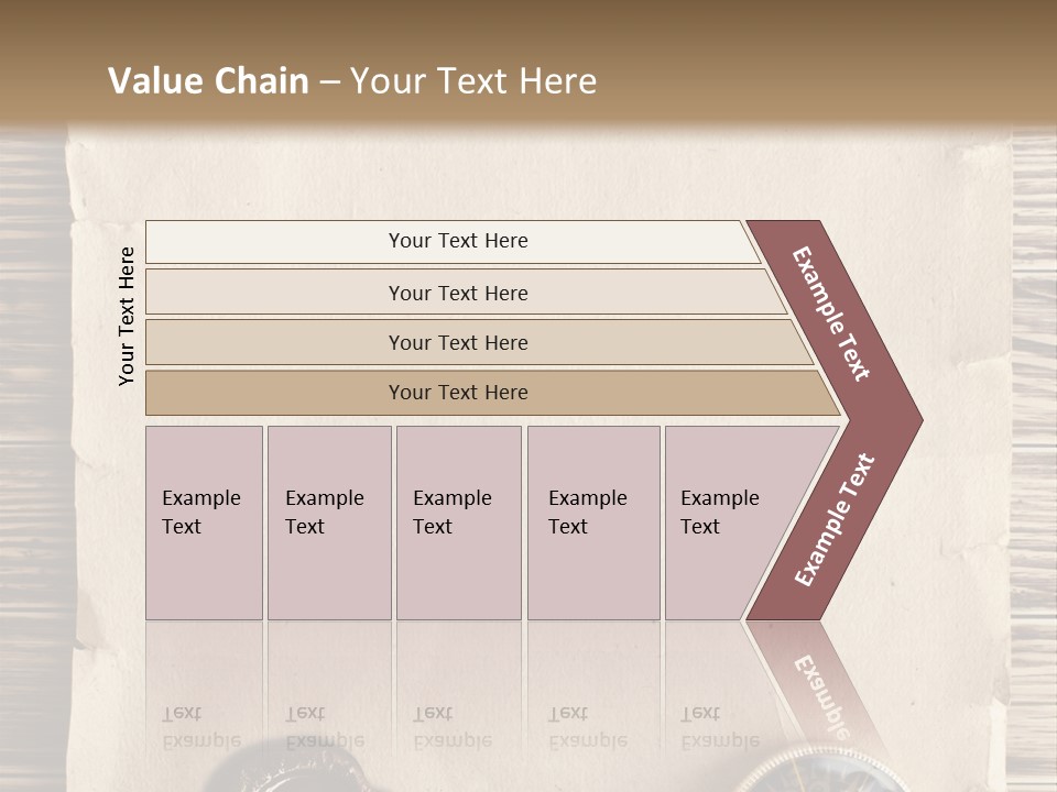 Frame Ship Drawing PowerPoint Template