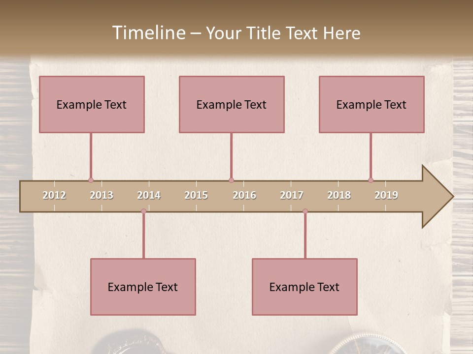Frame Ship Drawing PowerPoint Template