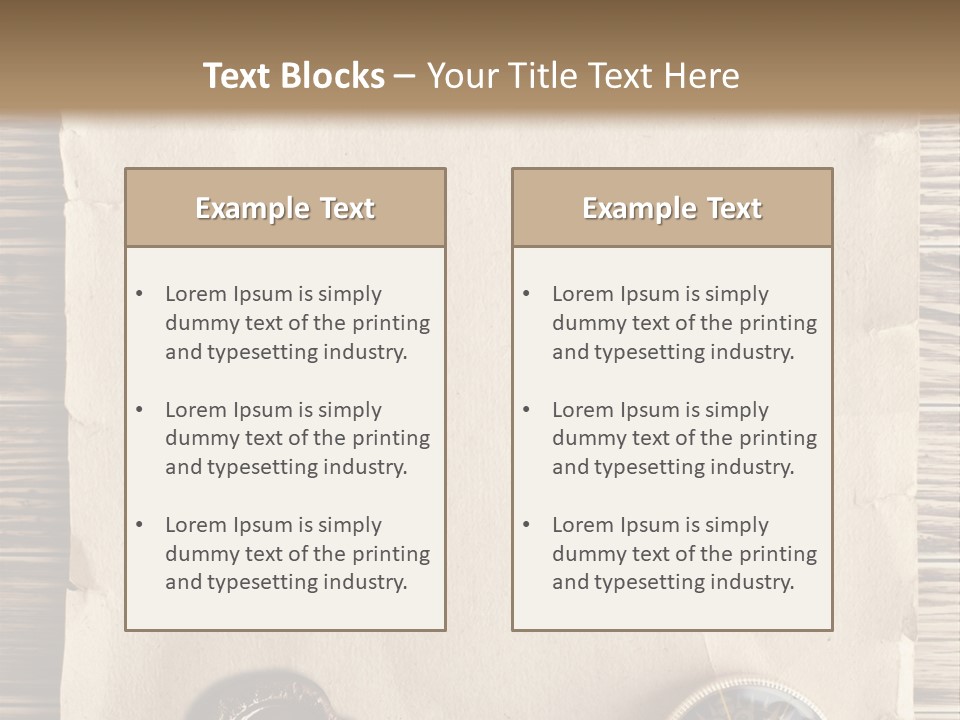 Frame Ship Drawing PowerPoint Template