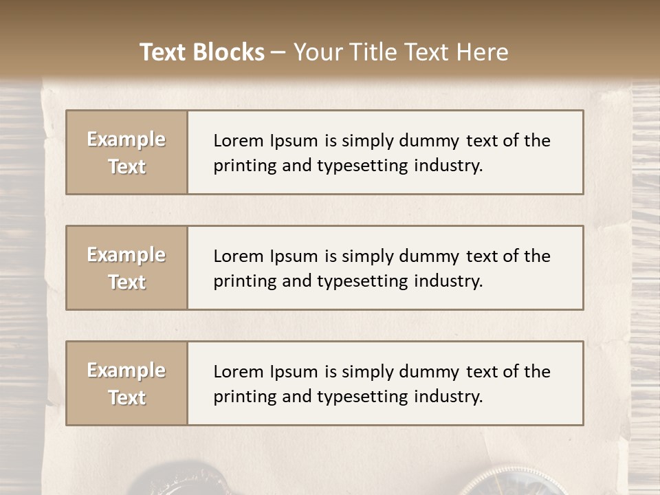 Frame Ship Drawing PowerPoint Template