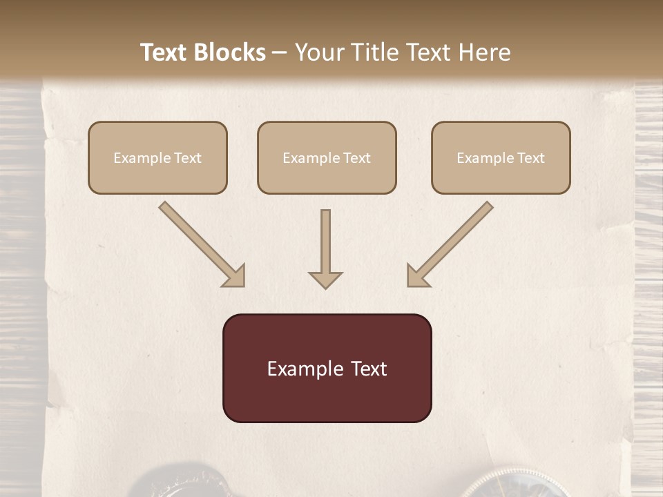 Frame Ship Drawing PowerPoint Template