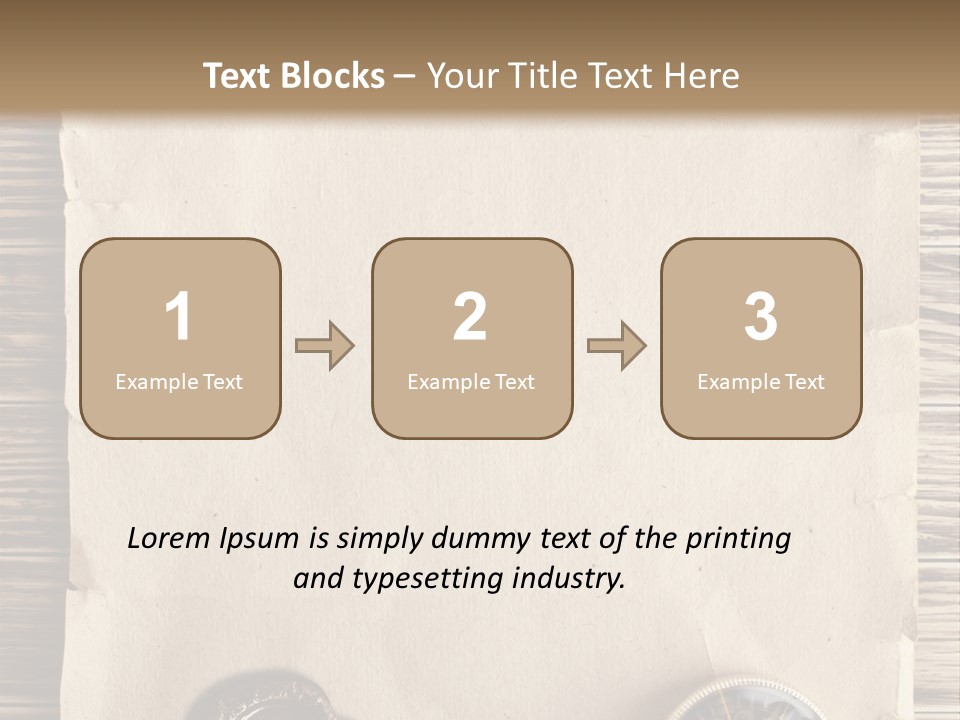 Frame Ship Drawing PowerPoint Template