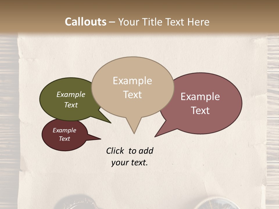 Frame Ship Drawing PowerPoint Template