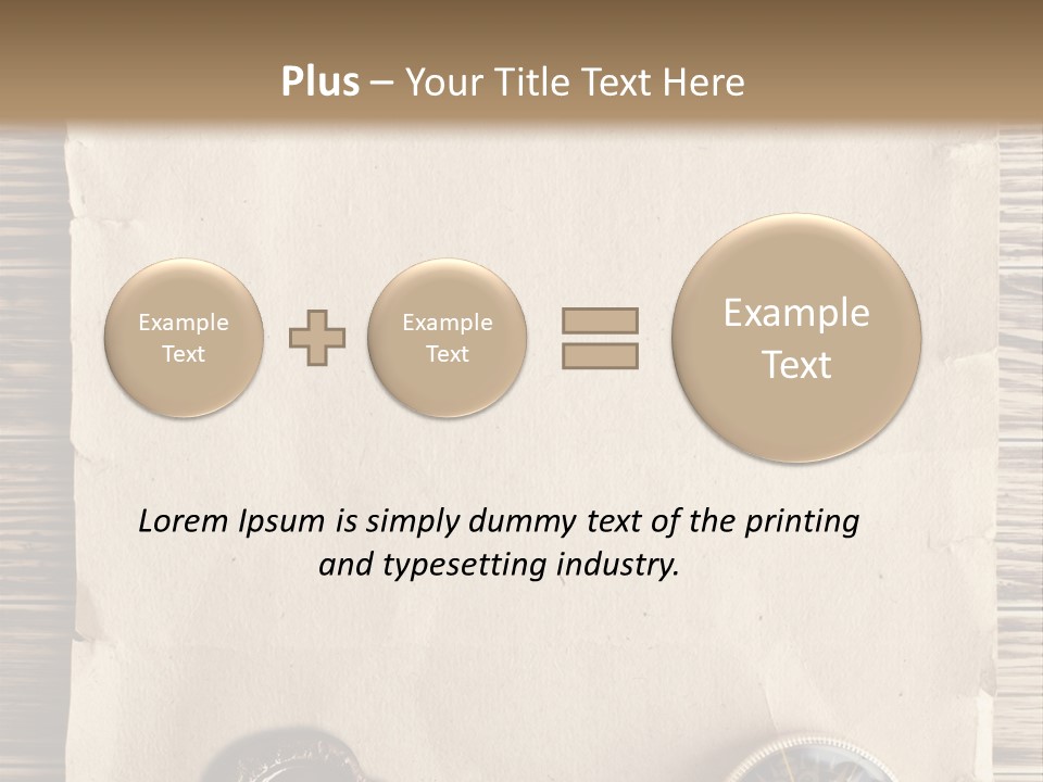 Frame Ship Drawing PowerPoint Template