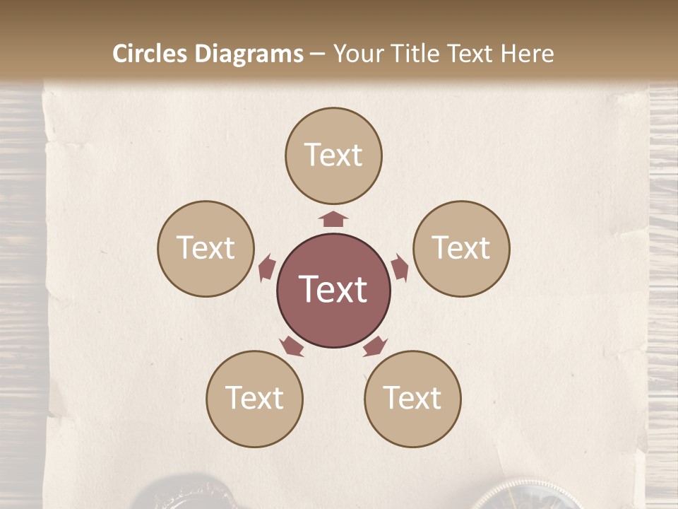 Frame Ship Drawing PowerPoint Template
