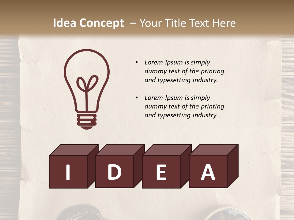 Frame Ship Drawing PowerPoint Template