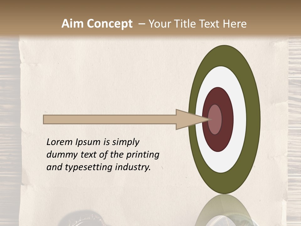 Frame Ship Drawing PowerPoint Template