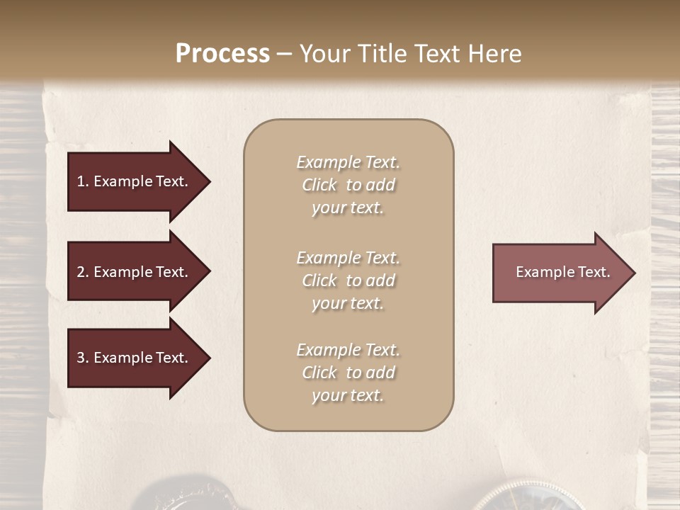 Frame Ship Drawing PowerPoint Template
