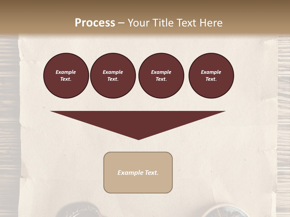 Frame Ship Drawing PowerPoint Template
