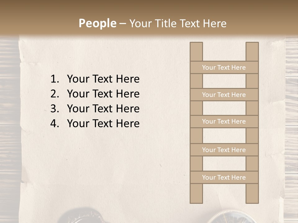 Frame Ship Drawing PowerPoint Template