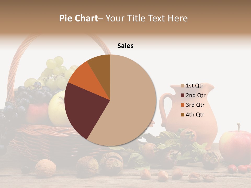 Wicker Basket Fruits Rose Hip PowerPoint Template