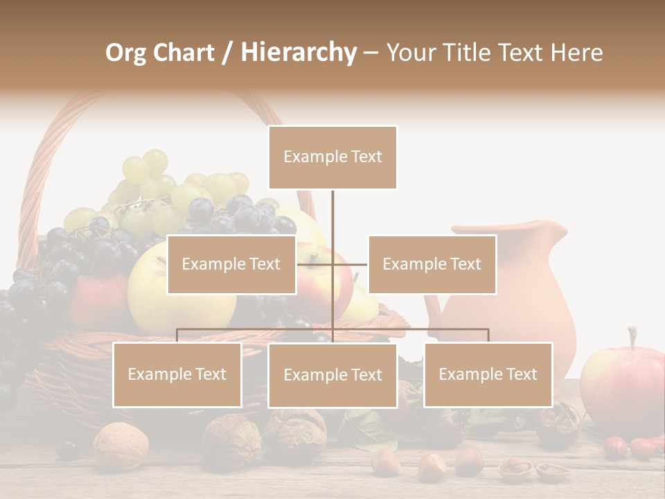 Wicker Basket Fruits Rose Hip PowerPoint Template