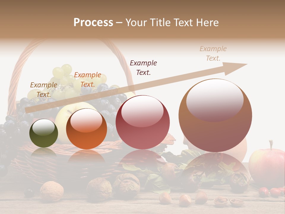 Wicker Basket Fruits Rose Hip PowerPoint Template