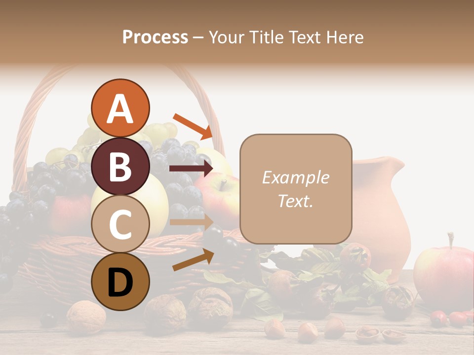 Wicker Basket Fruits Rose Hip PowerPoint Template