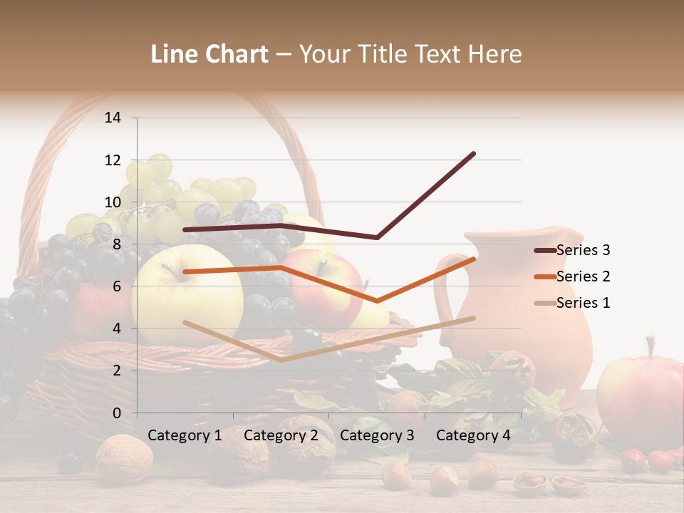 Wicker Basket Fruits Rose Hip PowerPoint Template