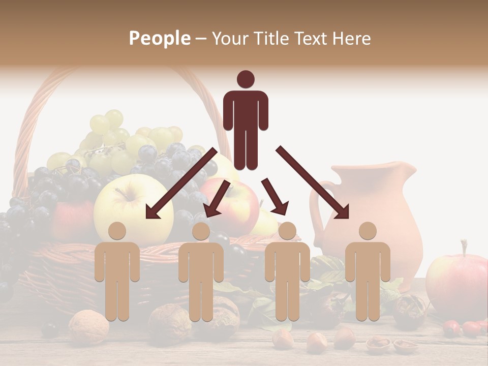 Wicker Basket Fruits Rose Hip PowerPoint Template