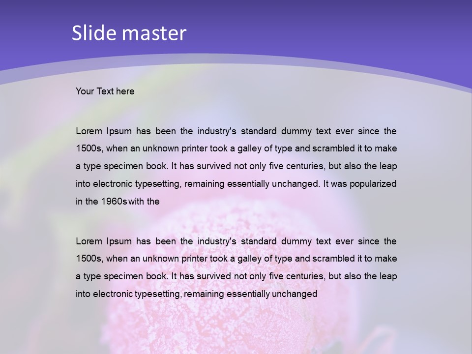 Selective Green Cold PowerPoint Template