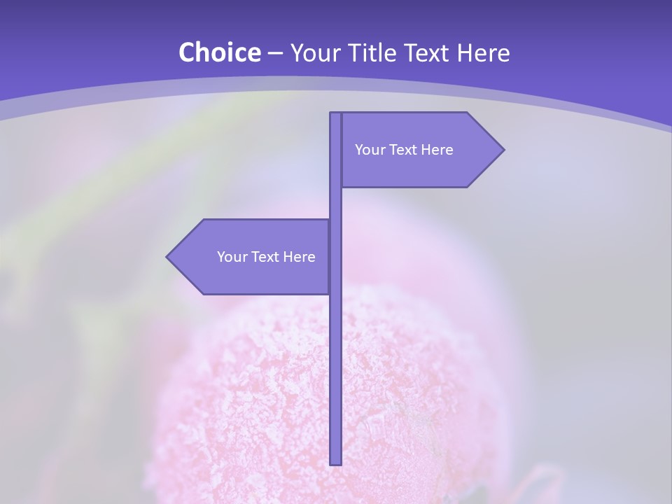 Selective Green Cold PowerPoint Template