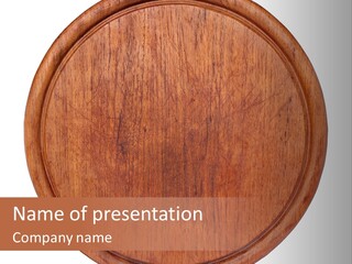 Old Cuttingboard Retro PowerPoint Template