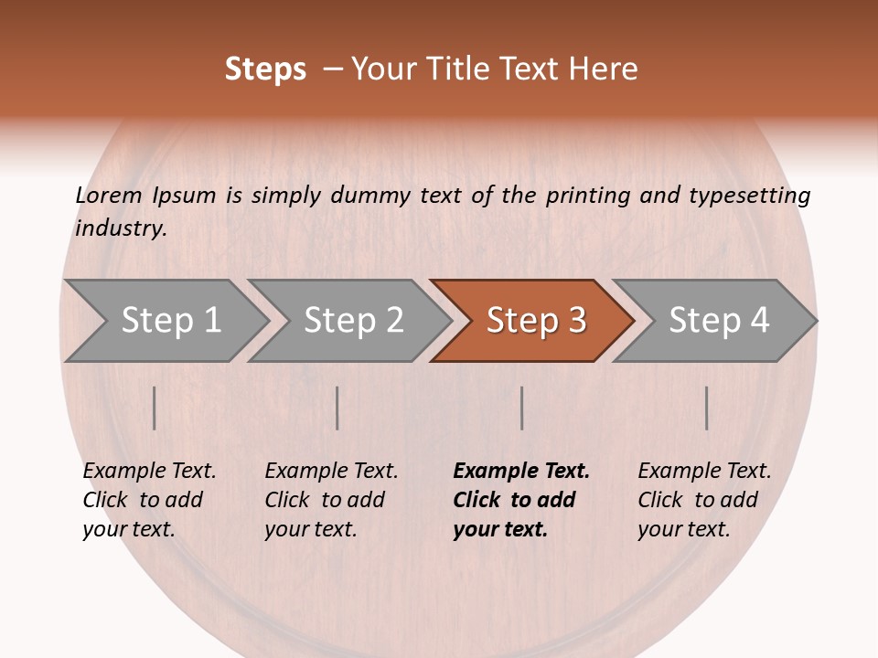 Old Cuttingboard Retro PowerPoint Template