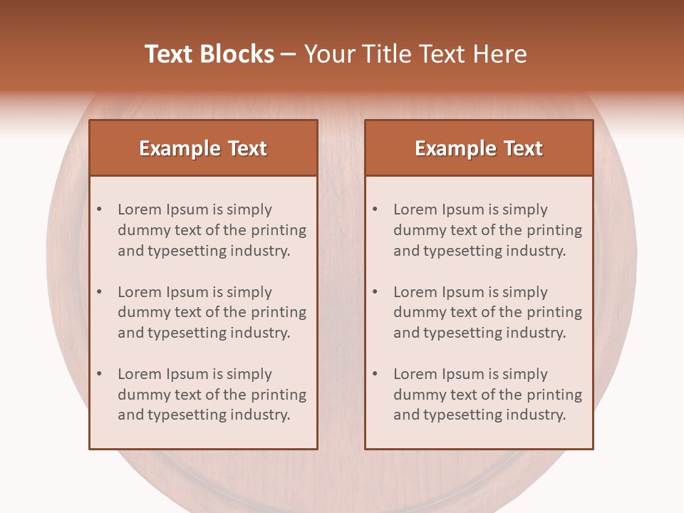 Old Cuttingboard Retro PowerPoint Template