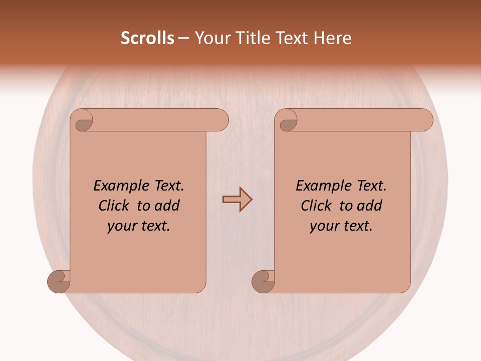 Old Cuttingboard Retro PowerPoint Template