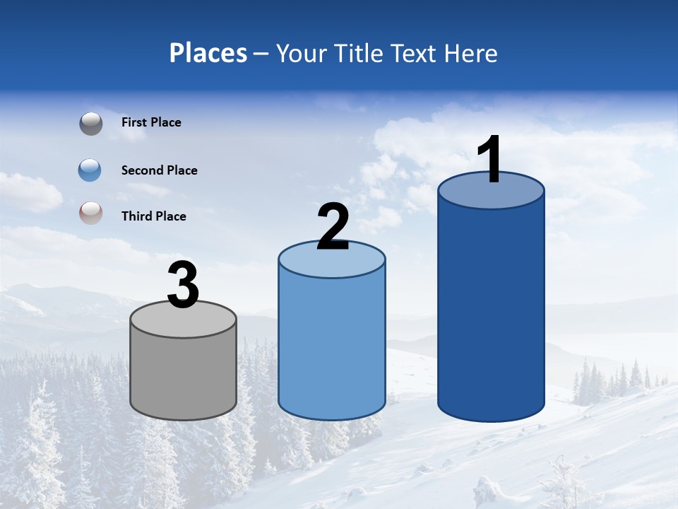 Flora Tree Hoarfrost PowerPoint Template