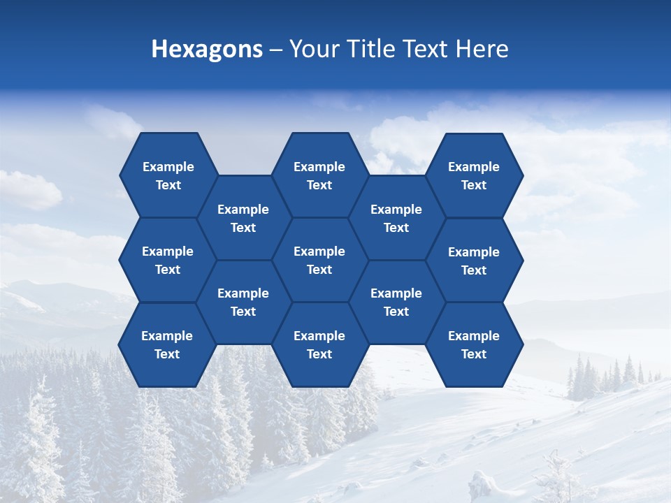 Flora Tree Hoarfrost PowerPoint Template