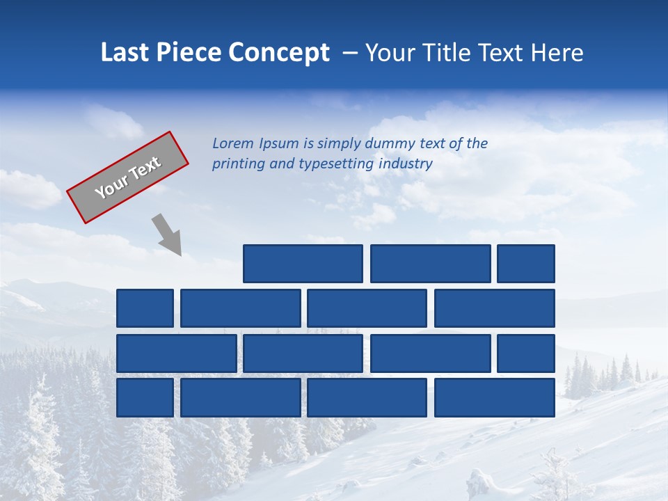 Flora Tree Hoarfrost PowerPoint Template
