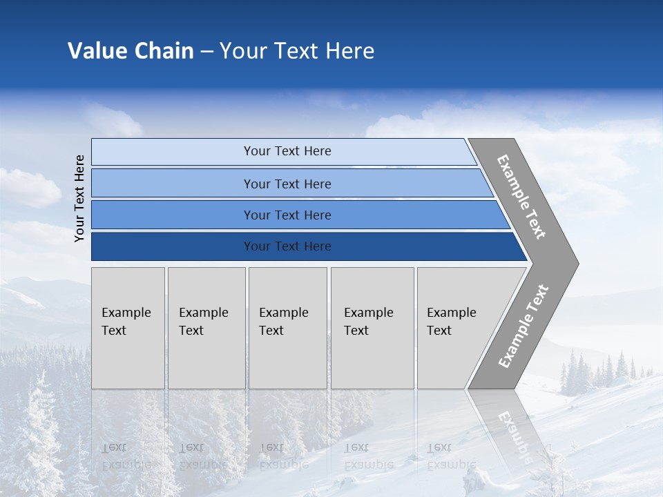 Flora Tree Hoarfrost PowerPoint Template