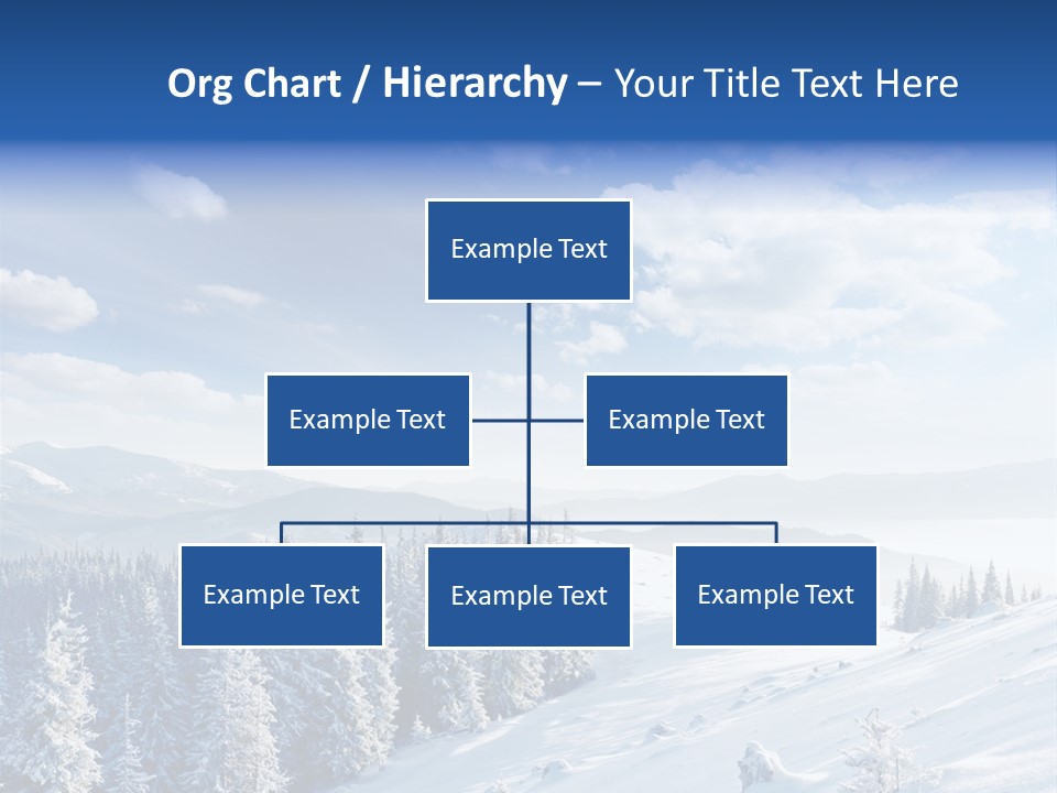 Flora Tree Hoarfrost PowerPoint Template