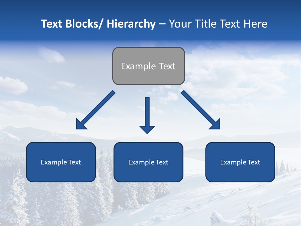 Flora Tree Hoarfrost PowerPoint Template