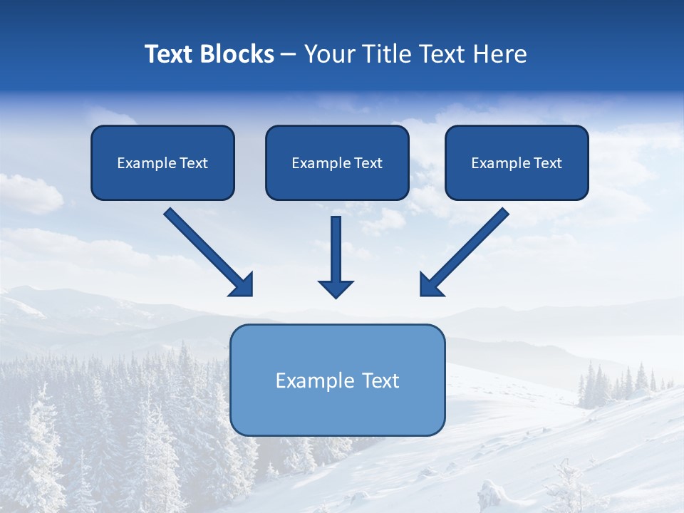 Flora Tree Hoarfrost PowerPoint Template