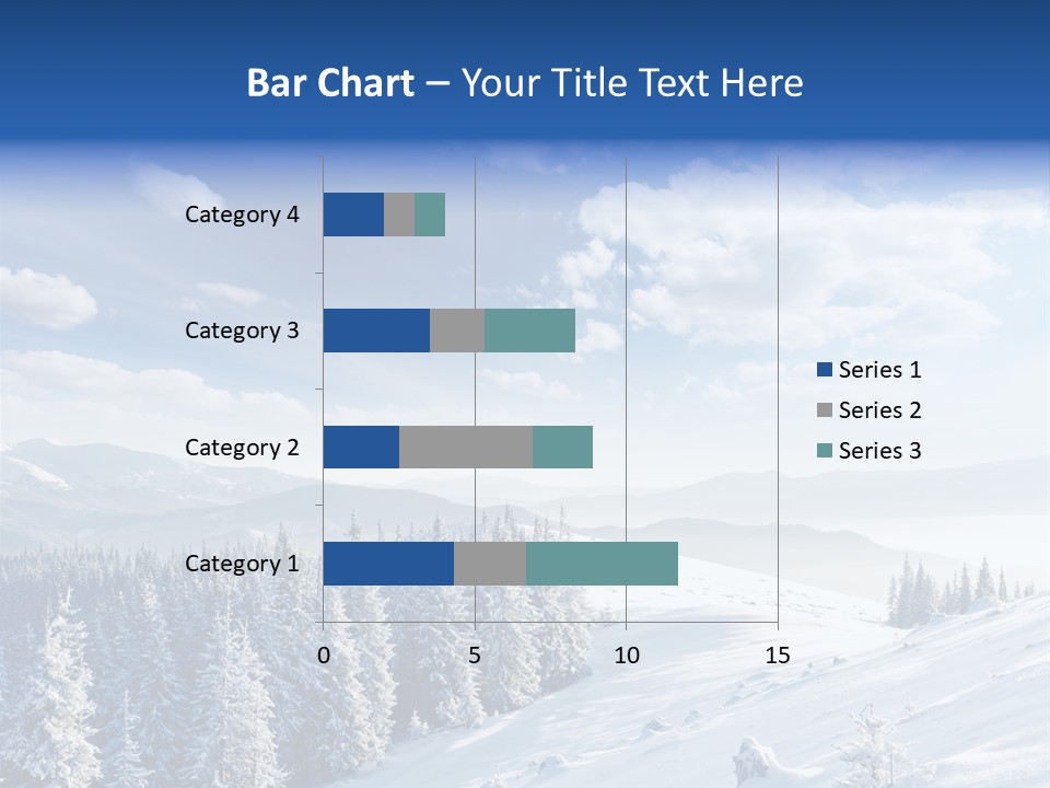 Flora Tree Hoarfrost PowerPoint Template