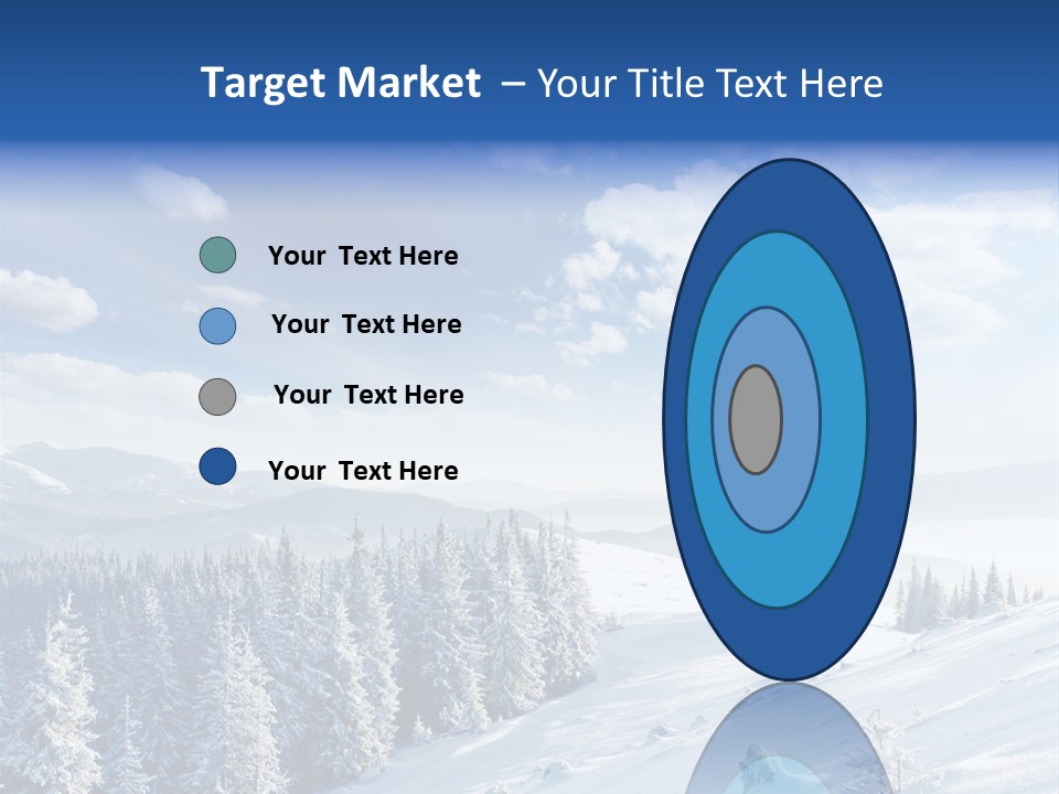 Flora Tree Hoarfrost PowerPoint Template