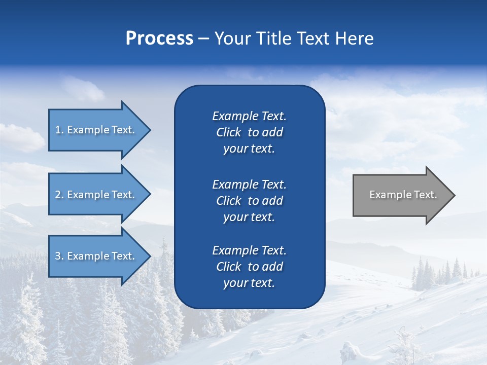 Flora Tree Hoarfrost PowerPoint Template