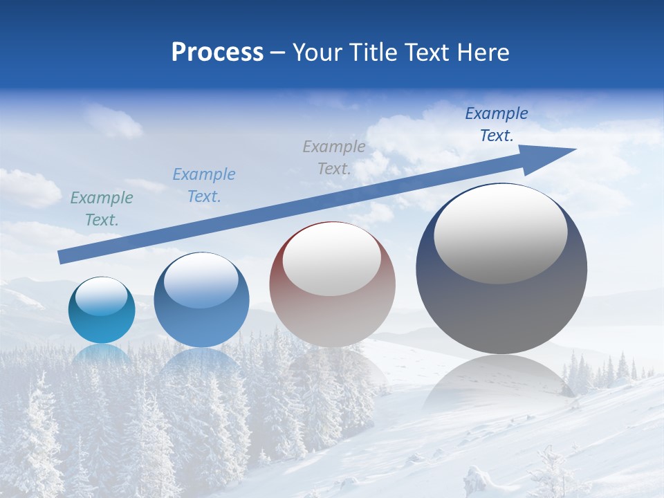 Flora Tree Hoarfrost PowerPoint Template